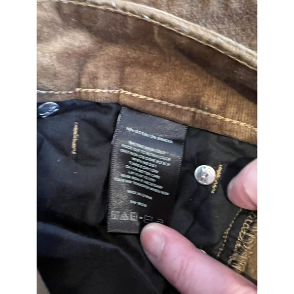 KUT From The Kloth Corduroy Pants Diana Skinny Size 8 Brown GUC - Picture 7 of 12